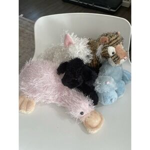 Lot Of 5 Ganz Webkinz Curly Dog Platypus Tiger Hippo No‎ Codes
